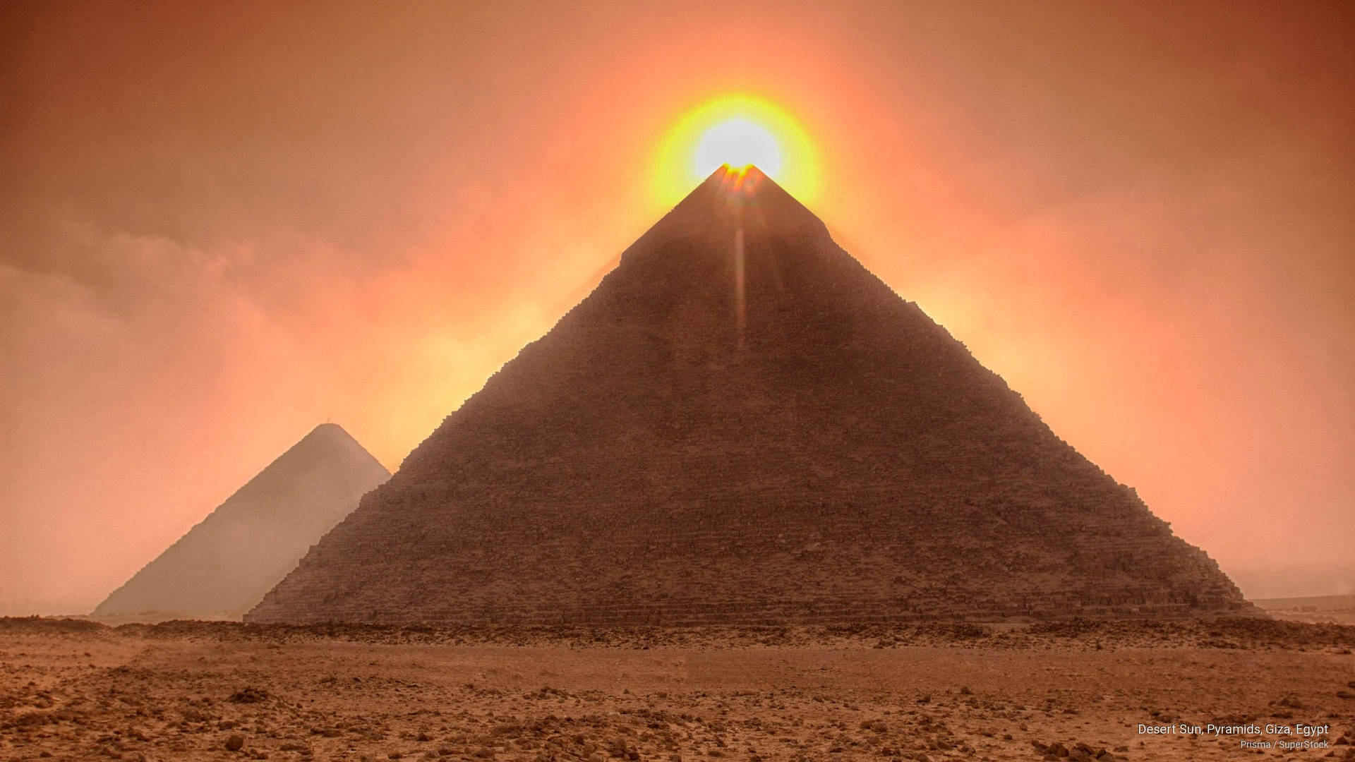 Pyramid Desert Sun