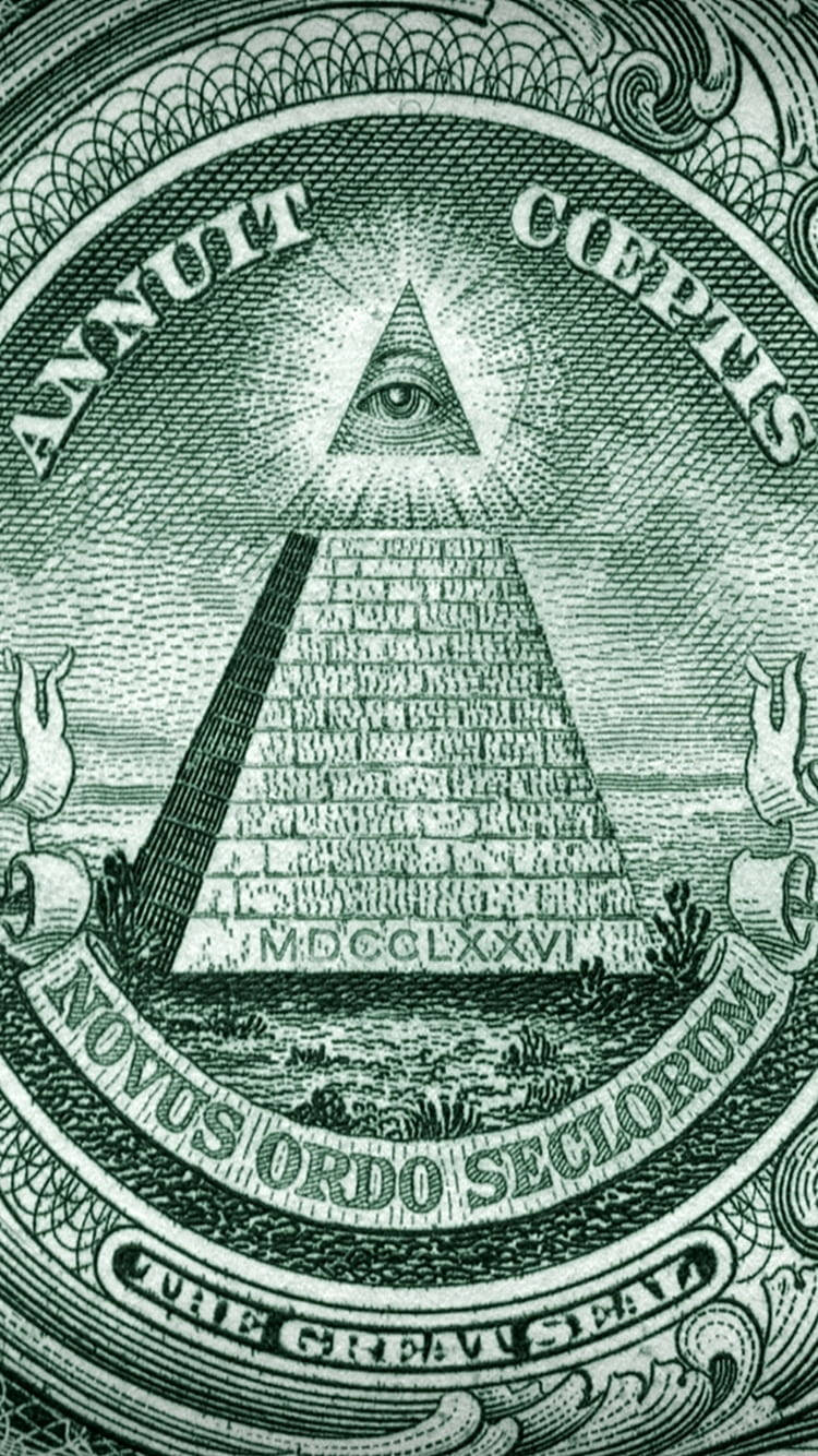 Pyramid Money Iphone Background