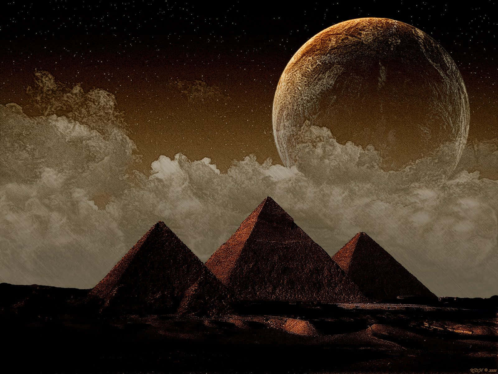 Pyramid Of The Moon Aesthetic Fantasy