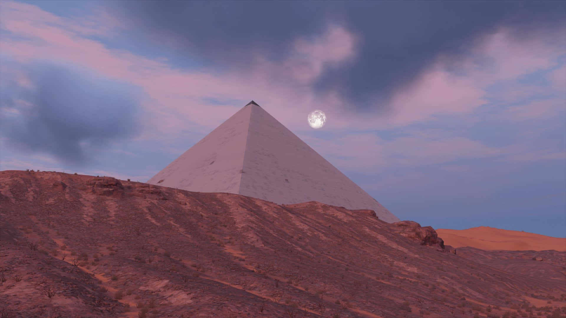 Pyramid Of The Moon Aesthetic Sky