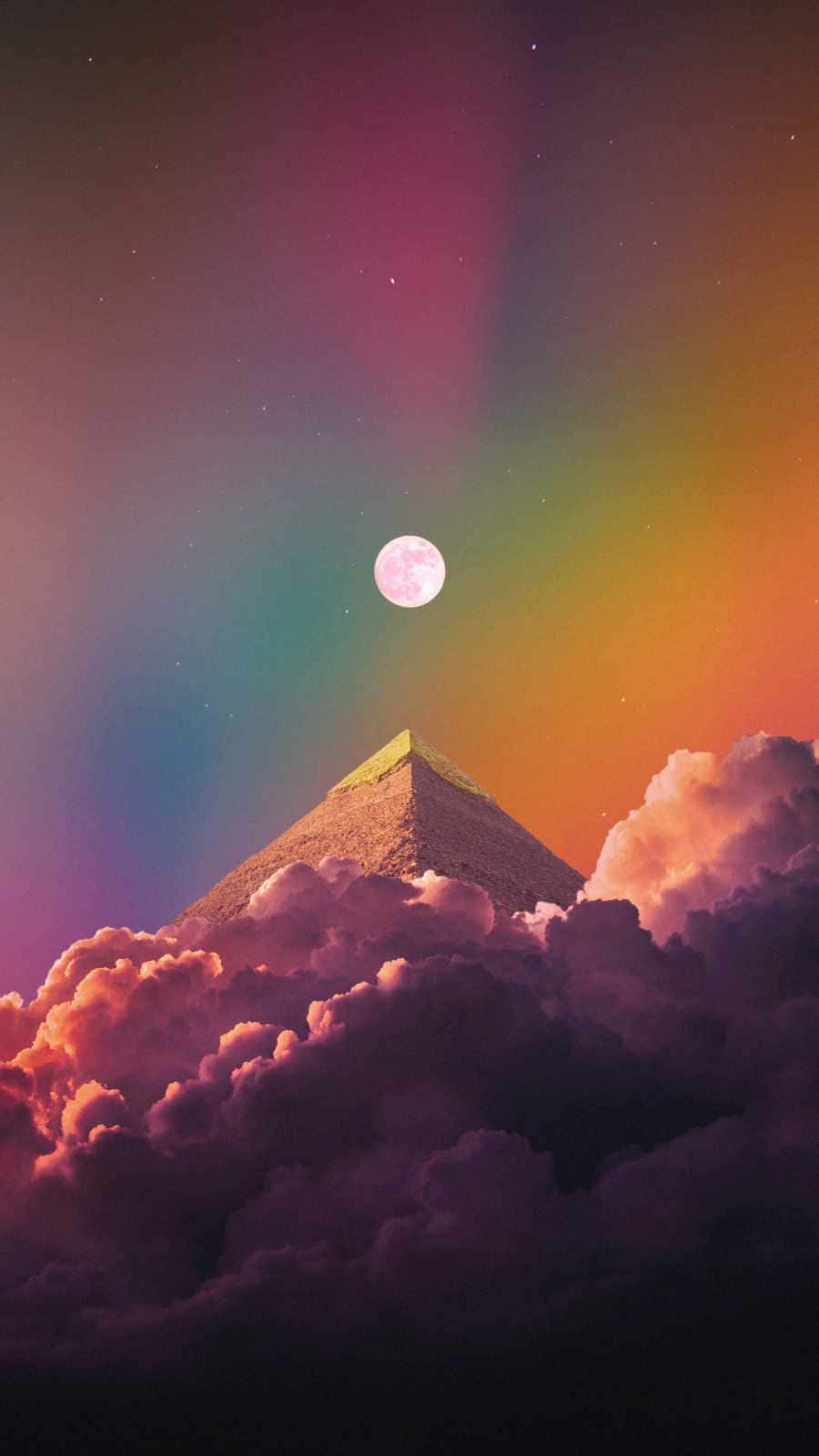 Pyramid Of The Moon Multicolor