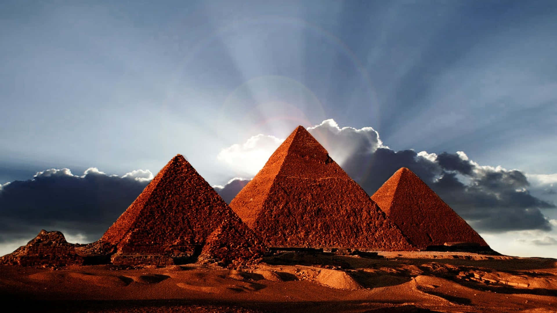 Pyramid Sunrise At Giza