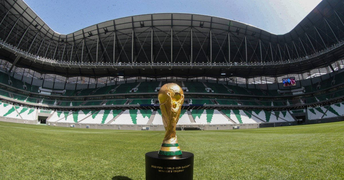 Qatar's Fifa World Cup Trophy Background