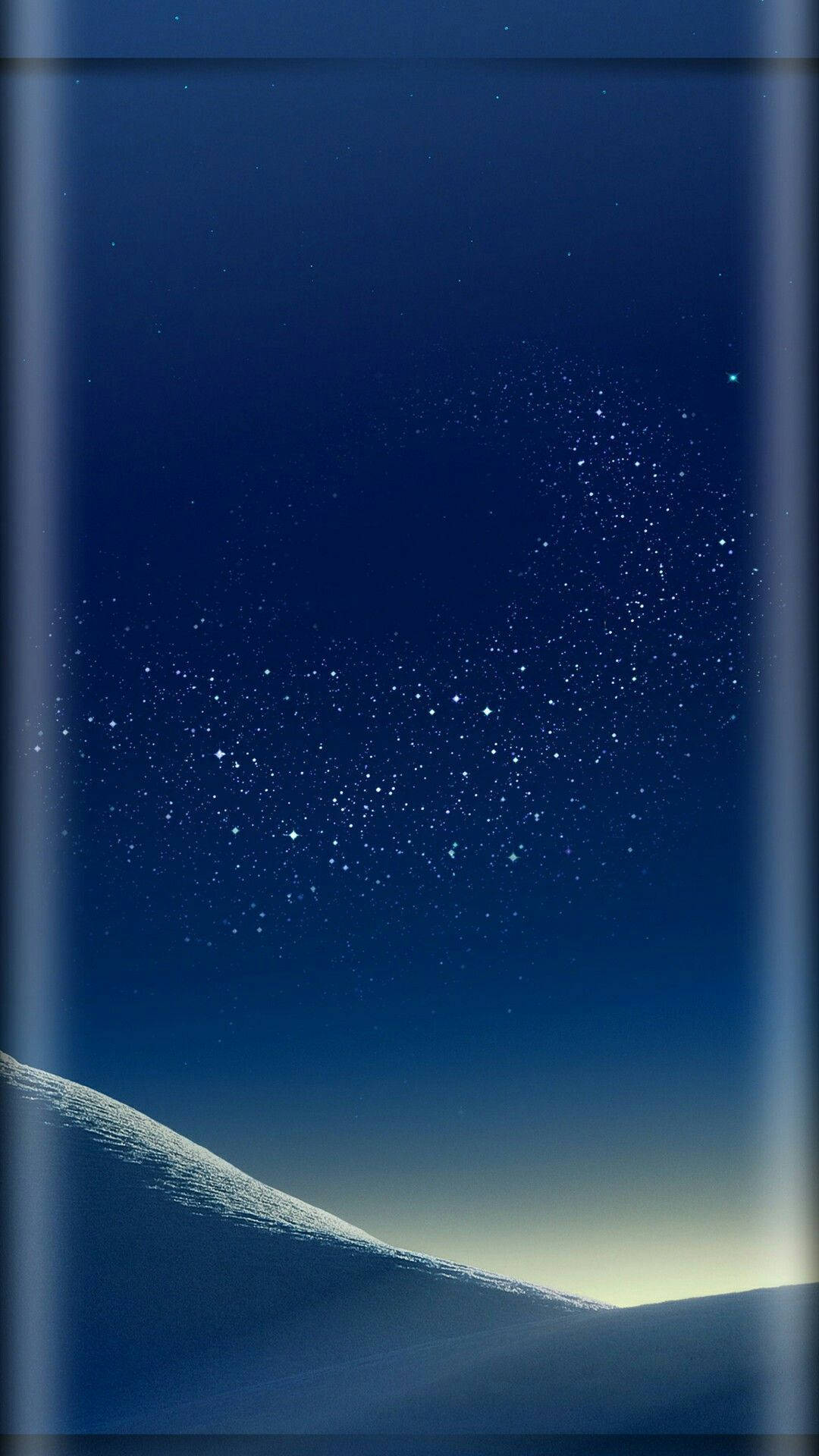 Qhd Clear Blue Starry Sky Background