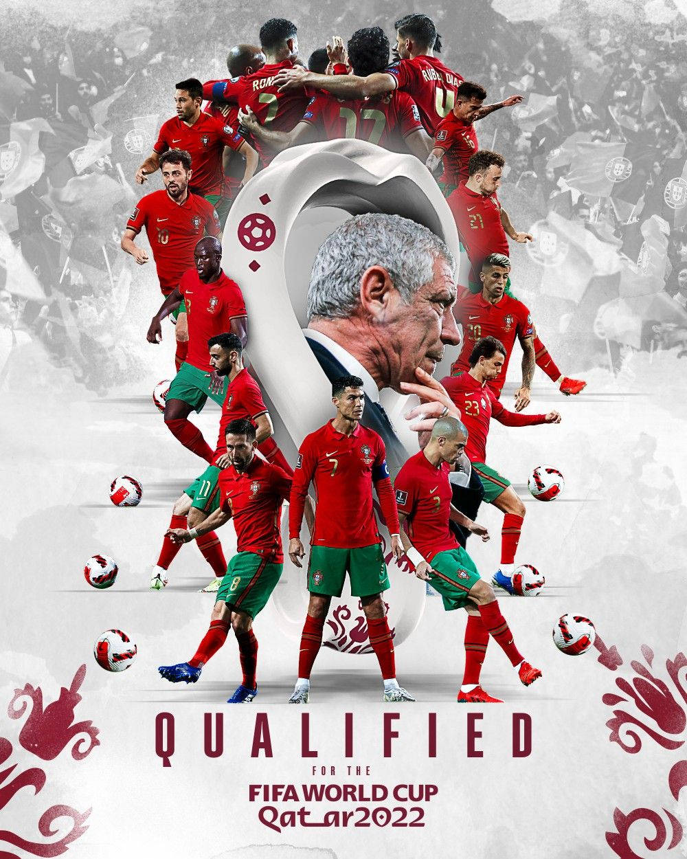 Qualified Portugal National Football Team Art