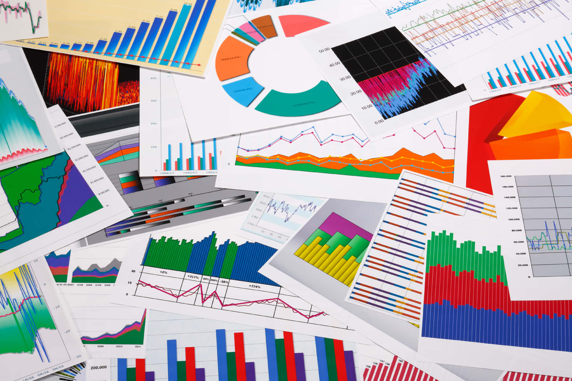 Qualitative Data On Paper Background