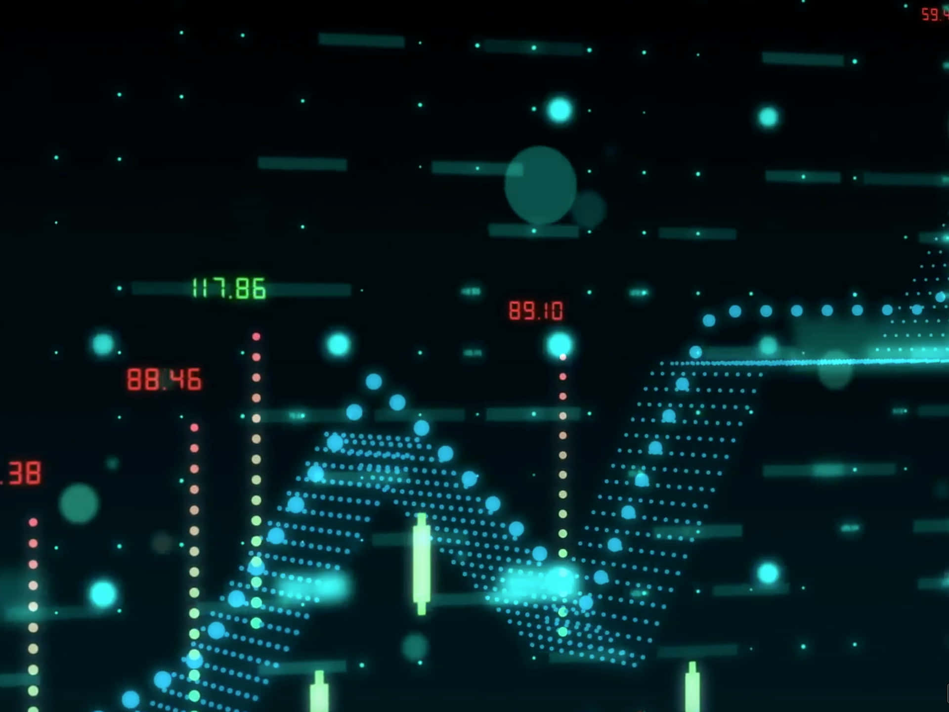 Quantitative Dots Background