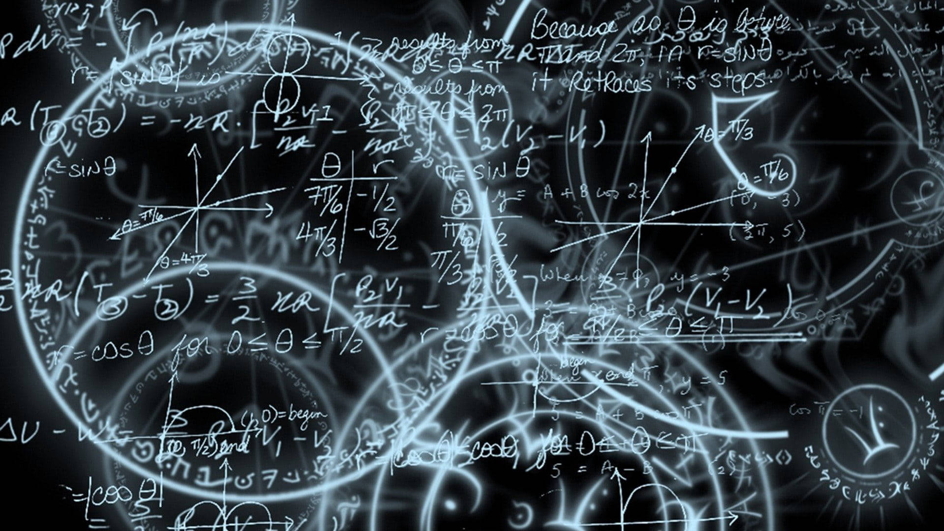 Quantum Physics Equations Background
