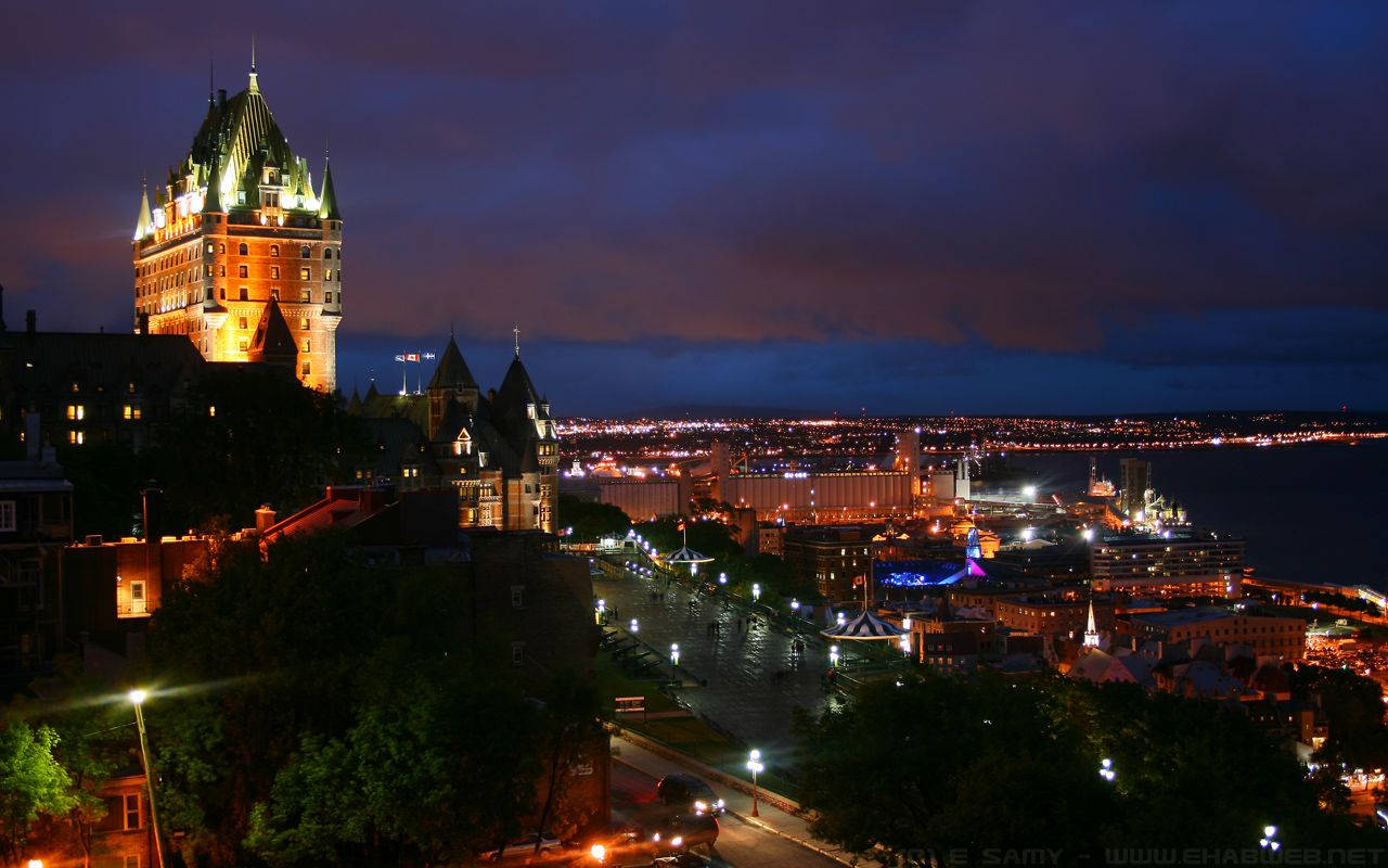 Quebec City Night Lights