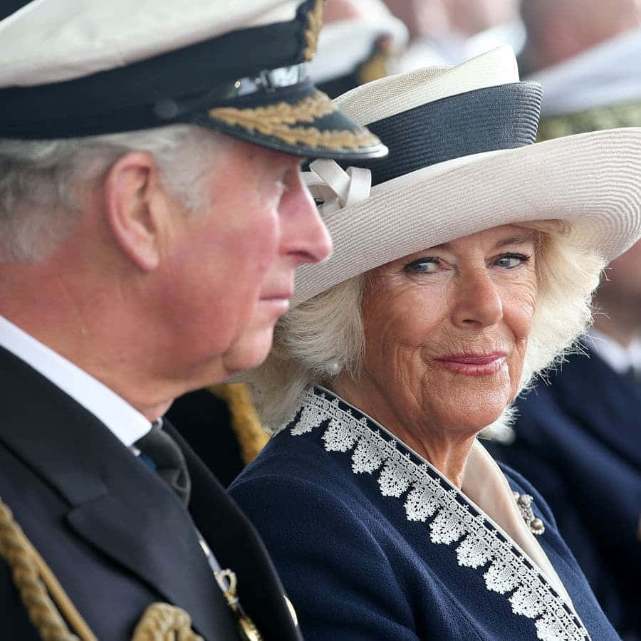 Queen Camilla Looking At Camera