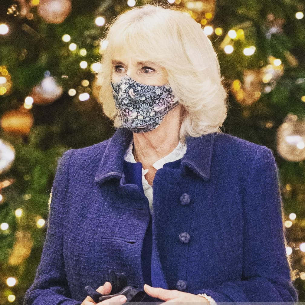 Queen Camilla With Christmas Tree