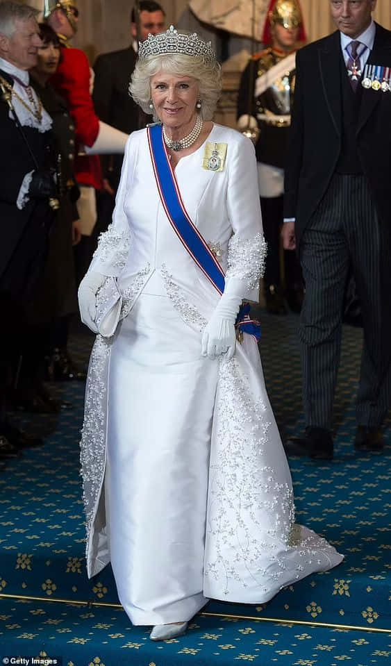 Queen Camilla With Crown