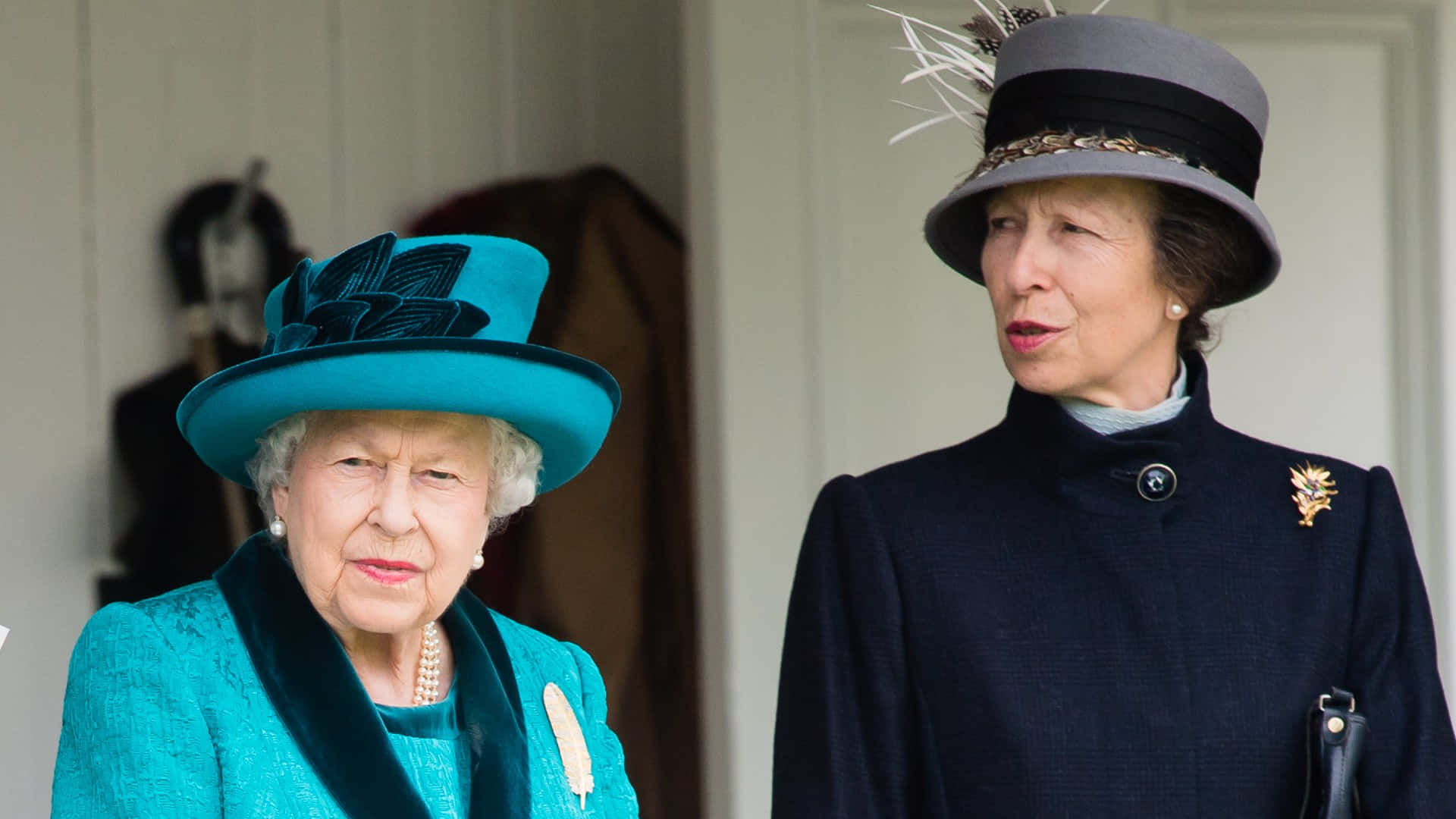 Queen Elizabeth And Princess Anne