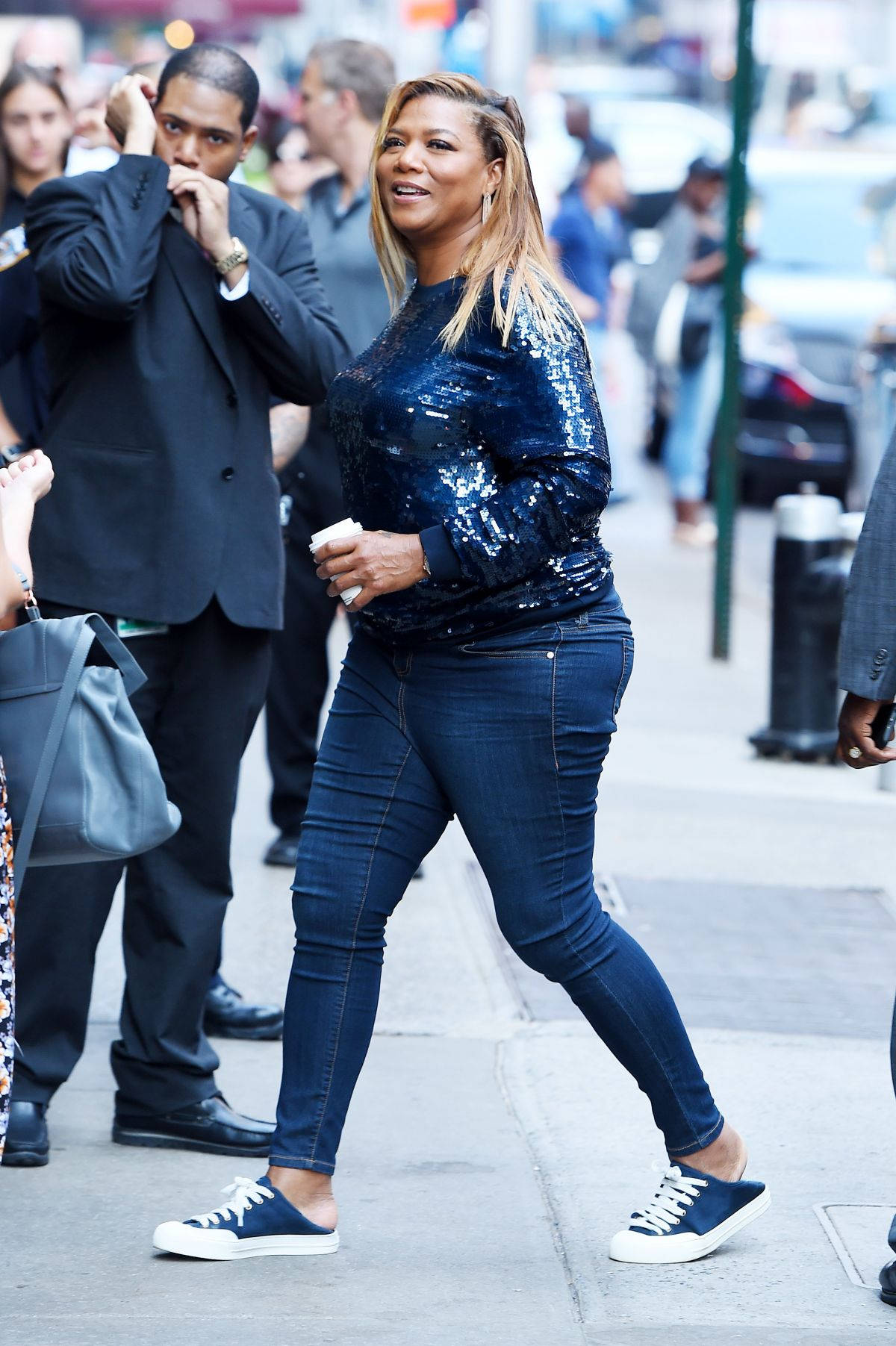 Queen Latifah Barneys New York Background