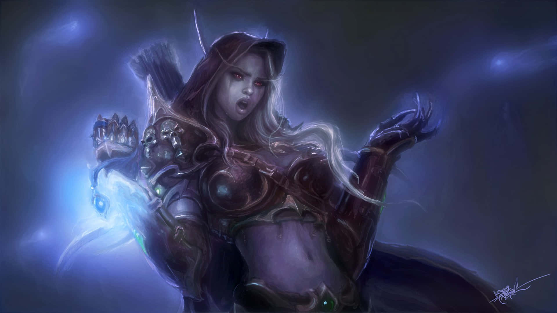 Queen Sylvanas Windrunner, The Warchief Of The Horde Background