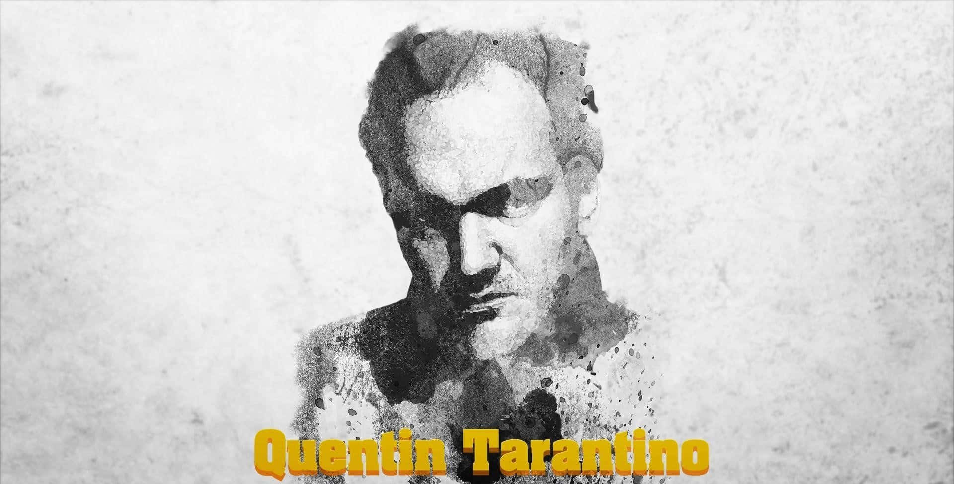 Quentin Tarantino Grungy Portrait