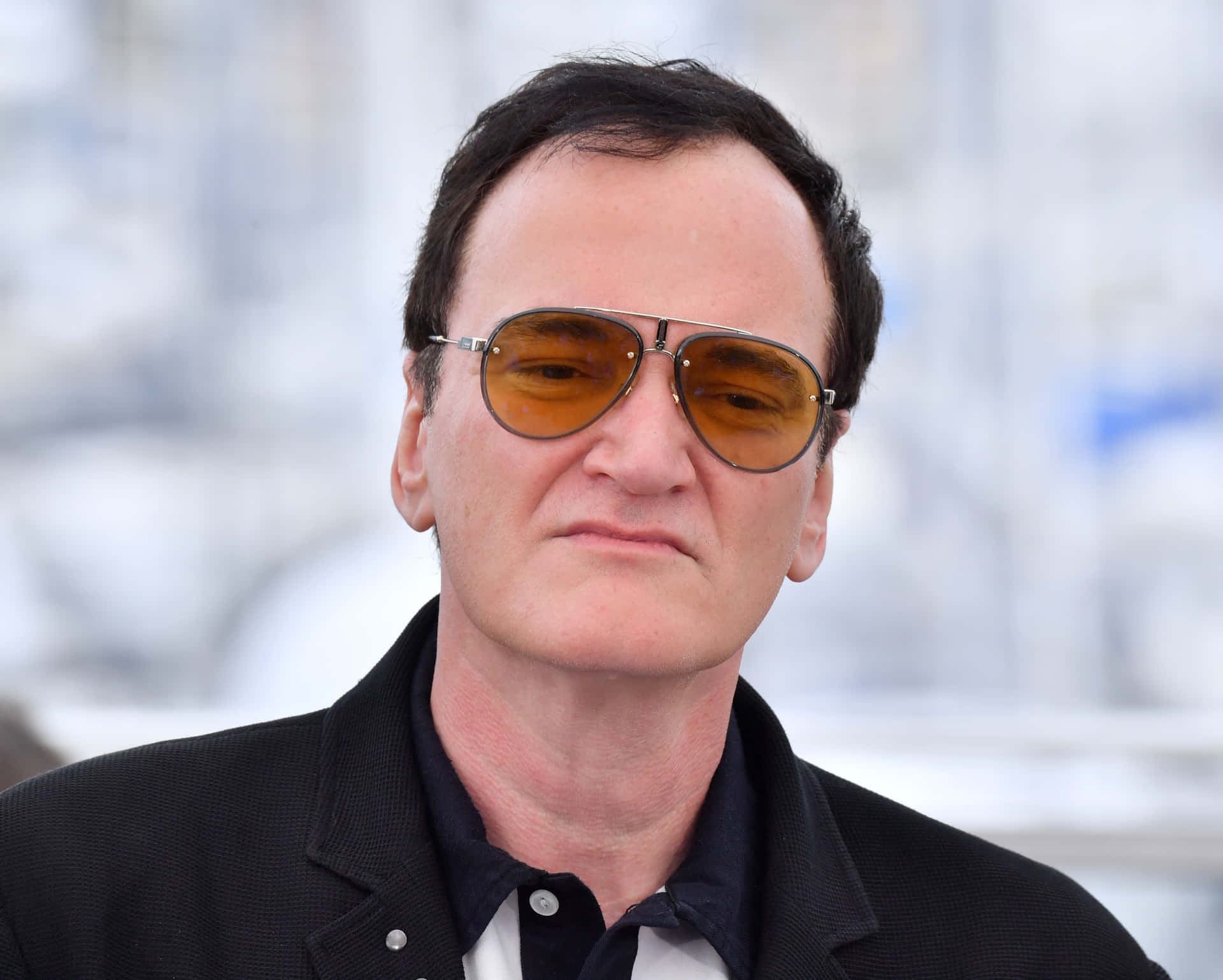 Quentin Tarantino Sunglasses Portrait Background