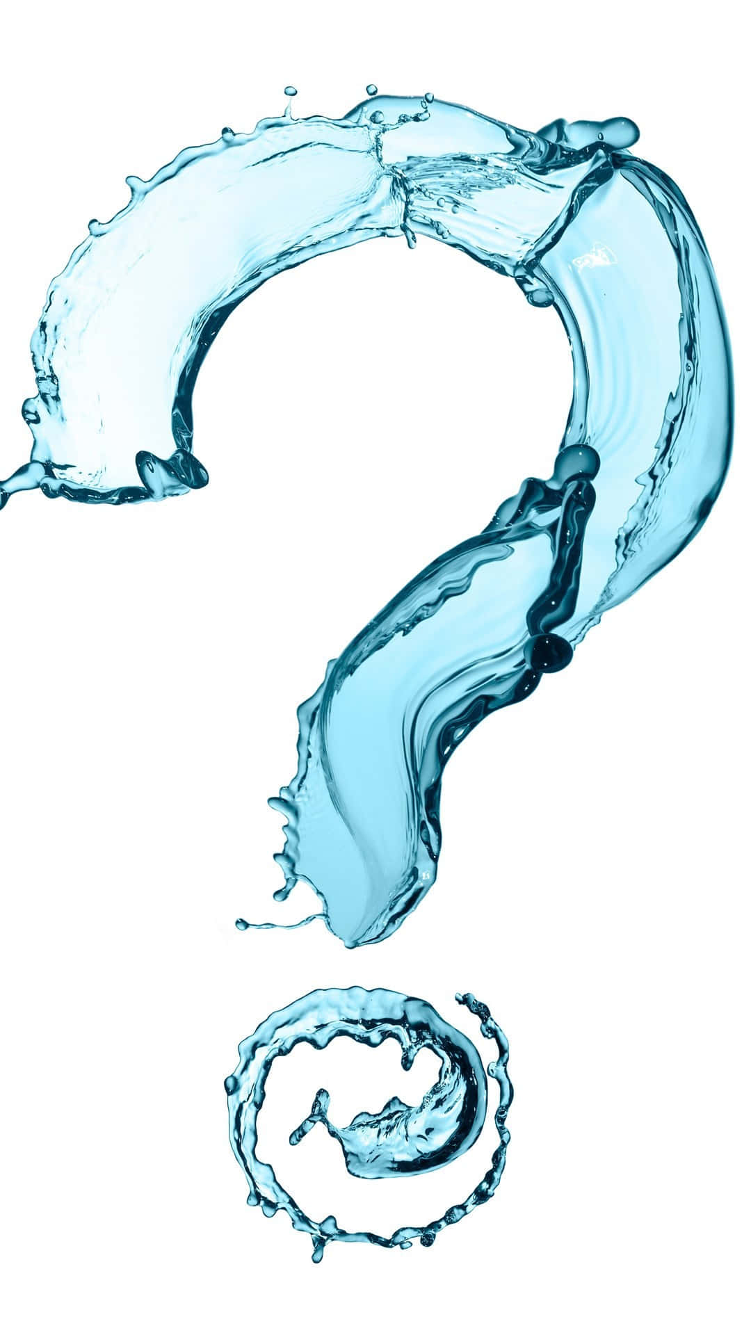 Question Mark Water Pattern Digital Art