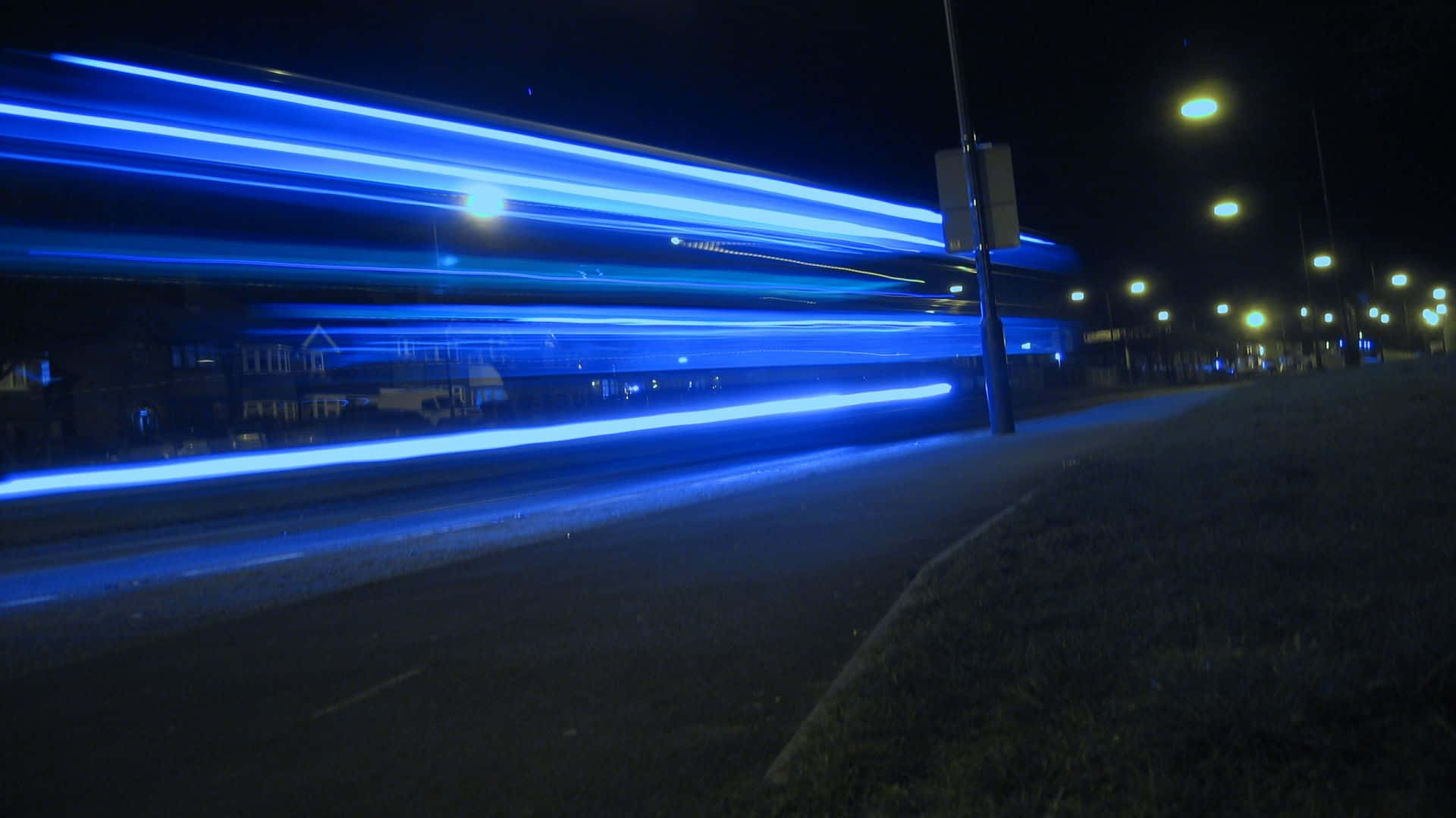 Quick Moving Blue Light Background