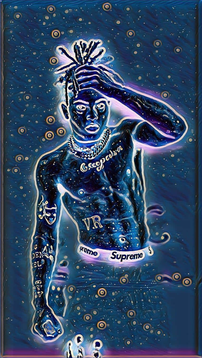 Quick Xxxtentacion Illustration Background