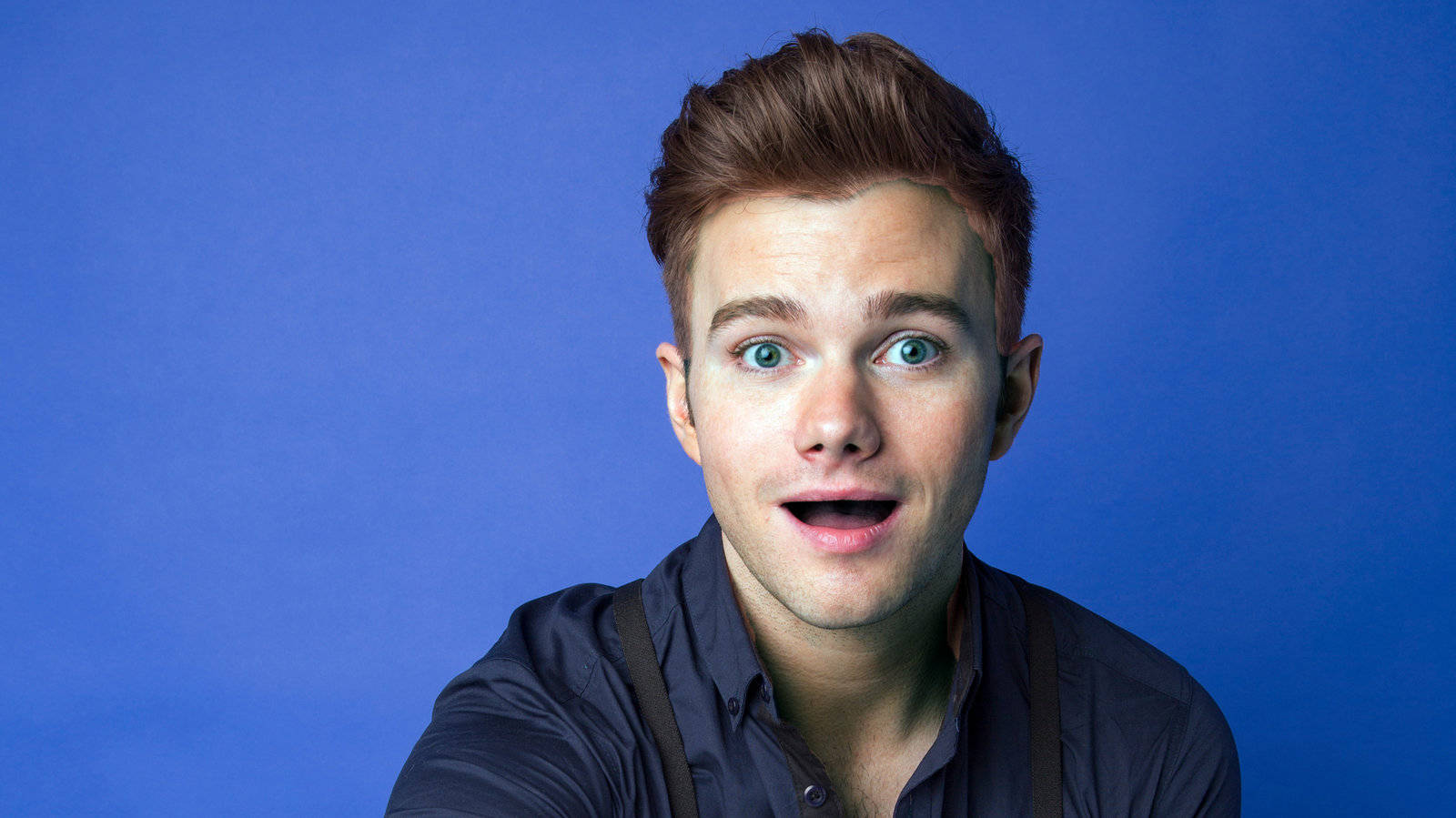 Quirky Chris Colfer Background