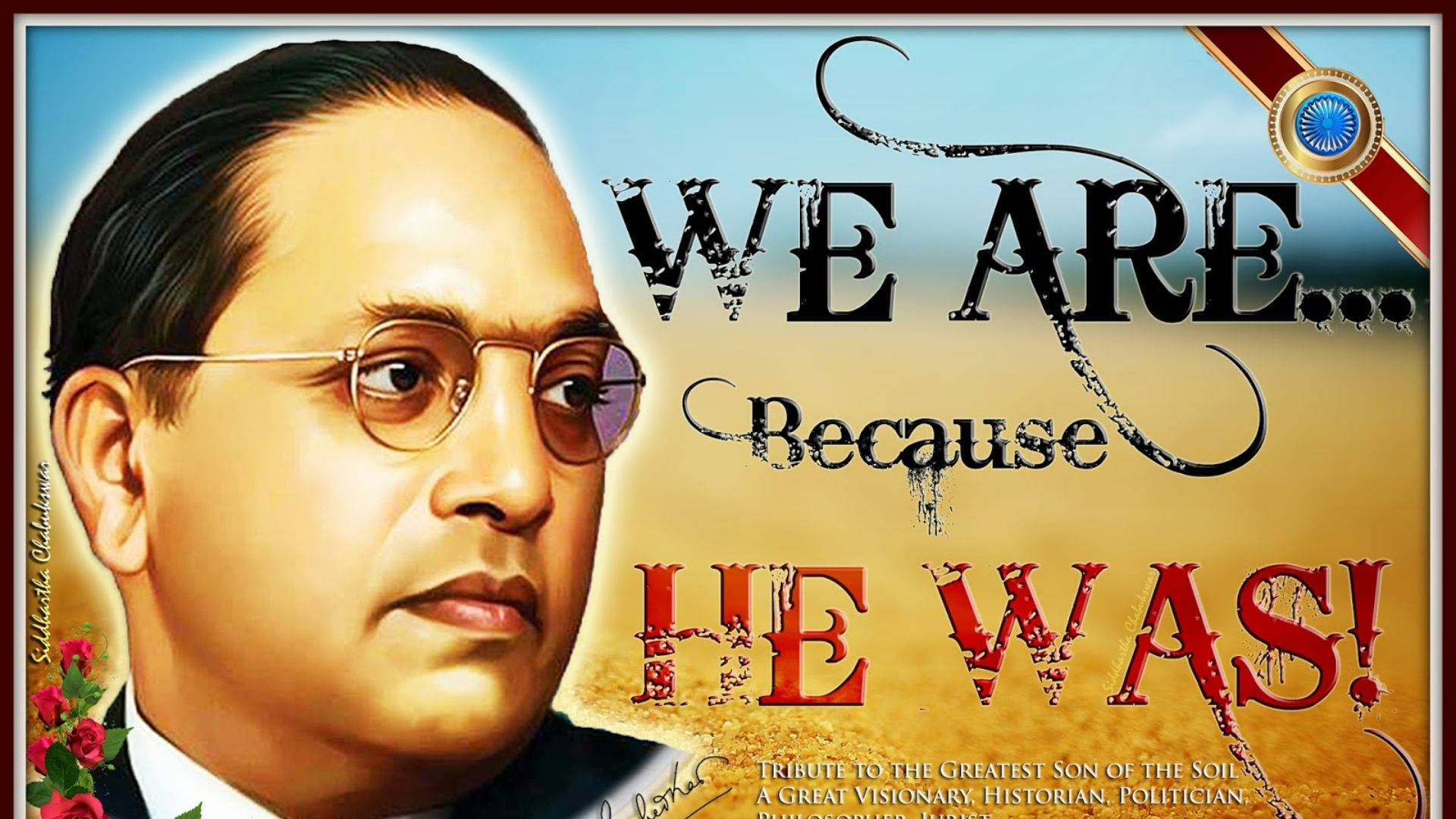 Quote By Ambedkar 4k Background
