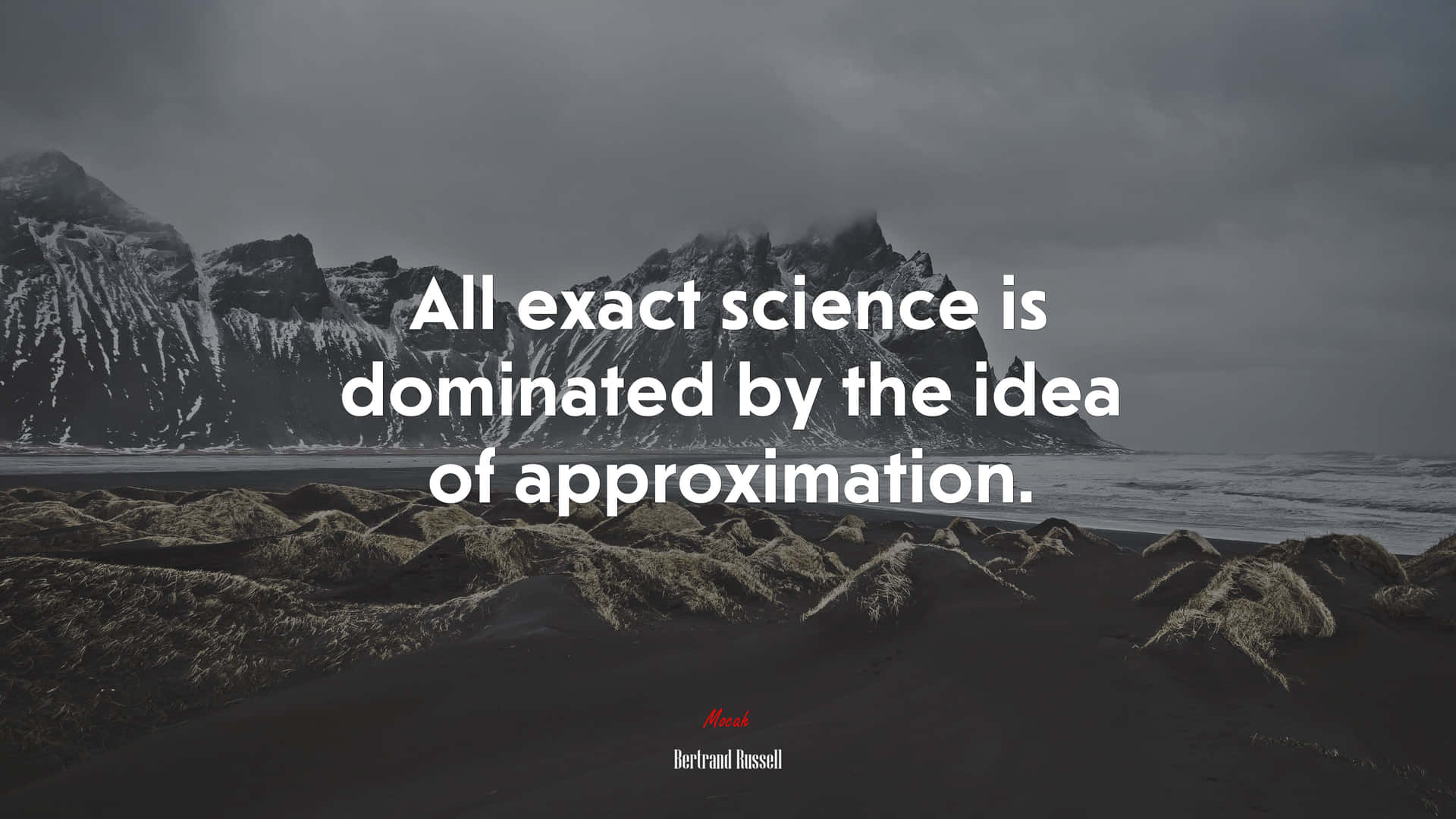 Quote By Bertrand Russell About Exact Science Background