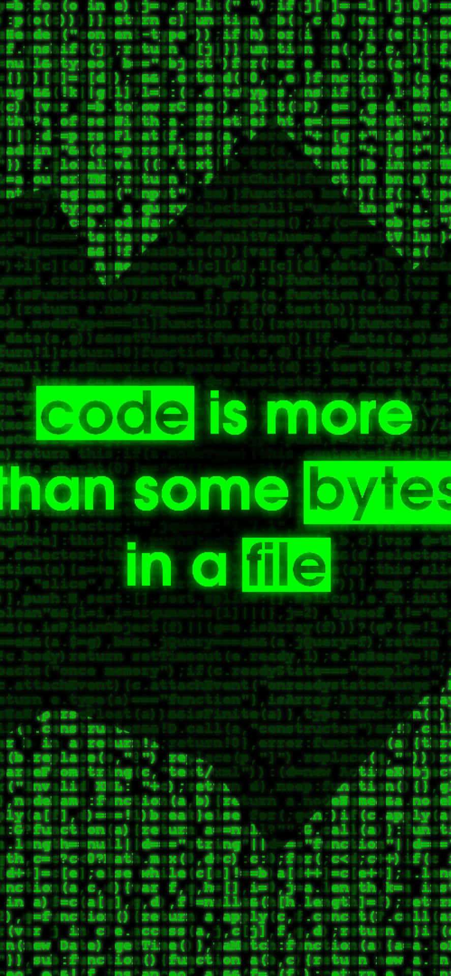 Quote Code Iphone Background