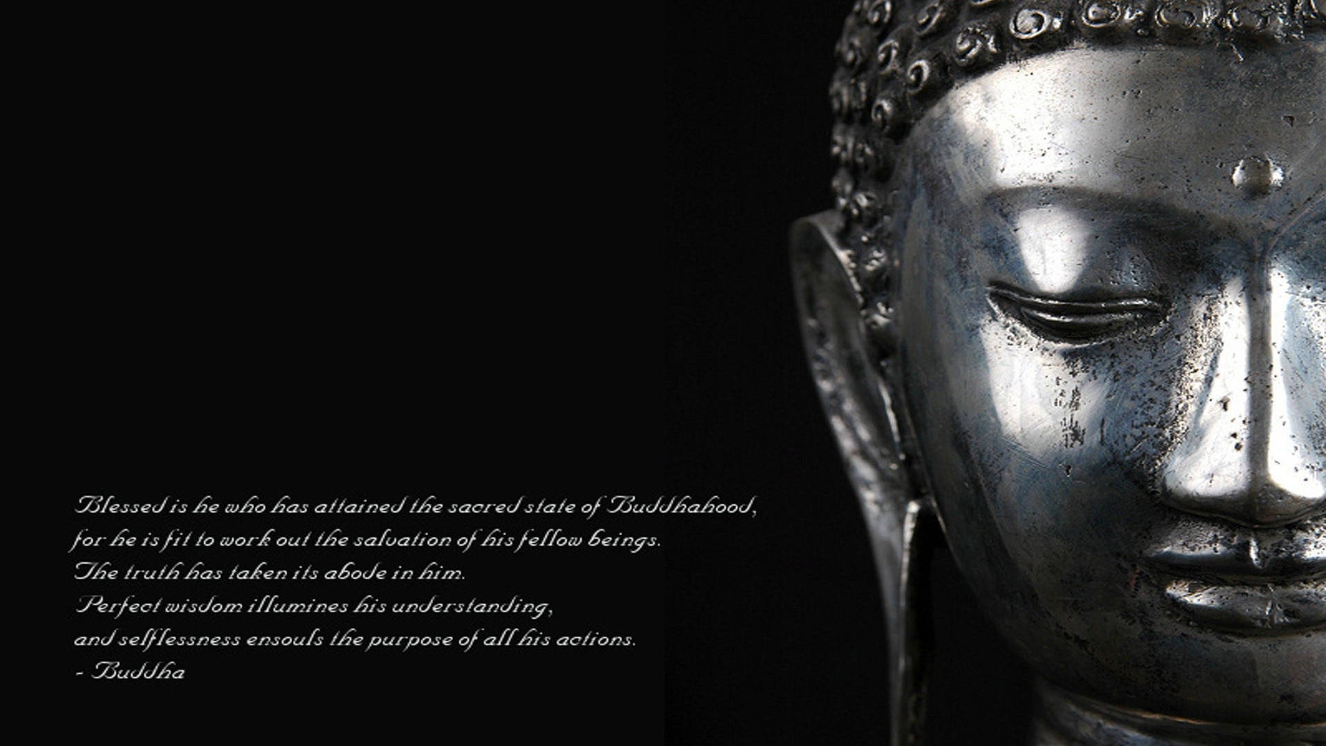 Quote From Buddha Hd Background