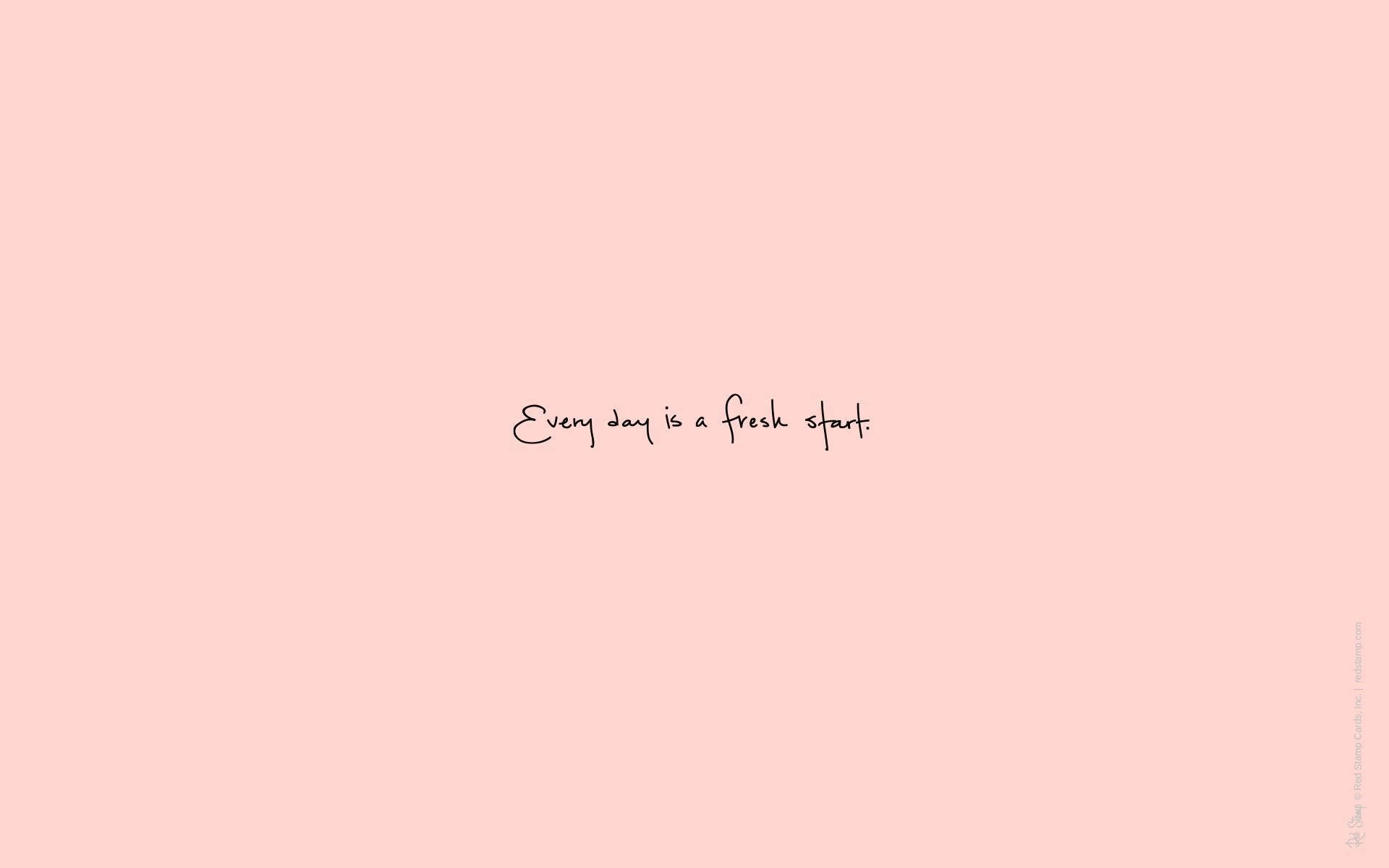 Quote In A Pink Pastel Aesthetic Desktop Background