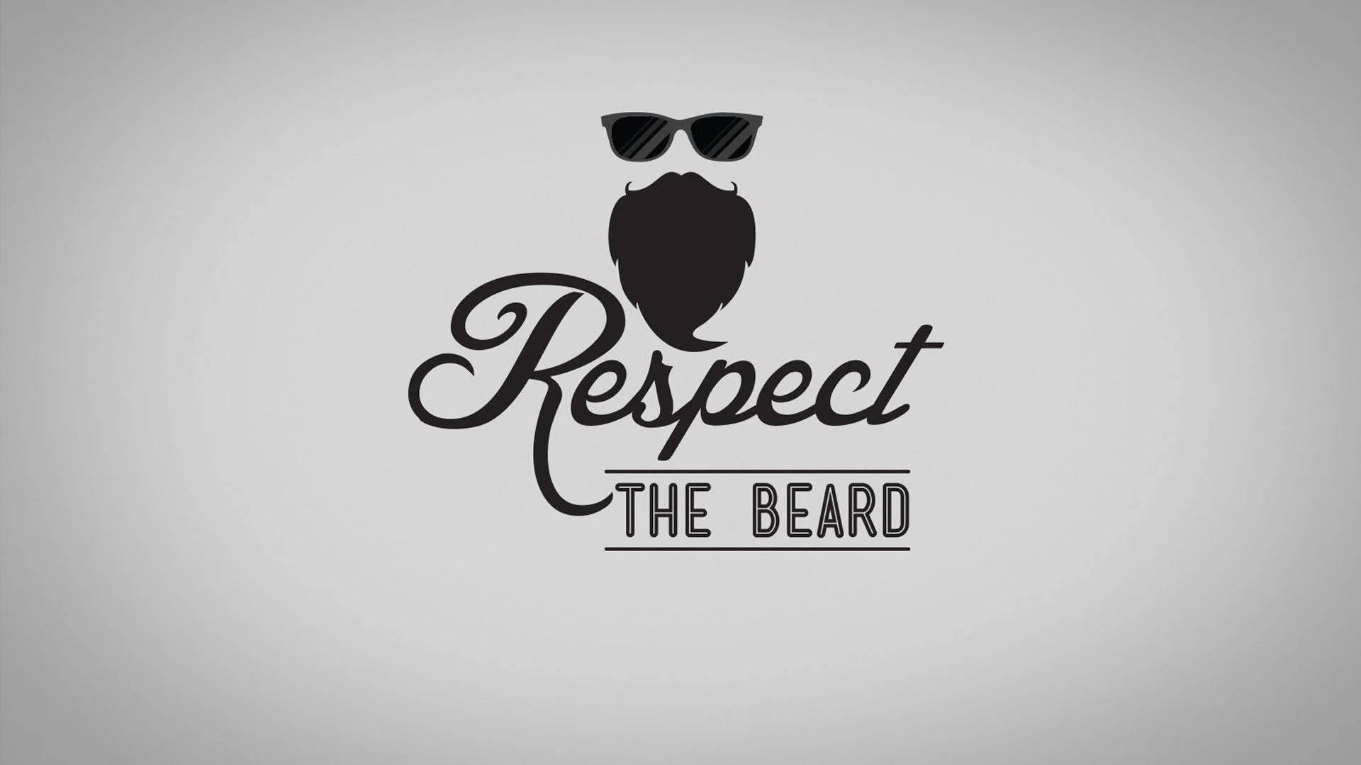 Quote Respect The Beard Logo