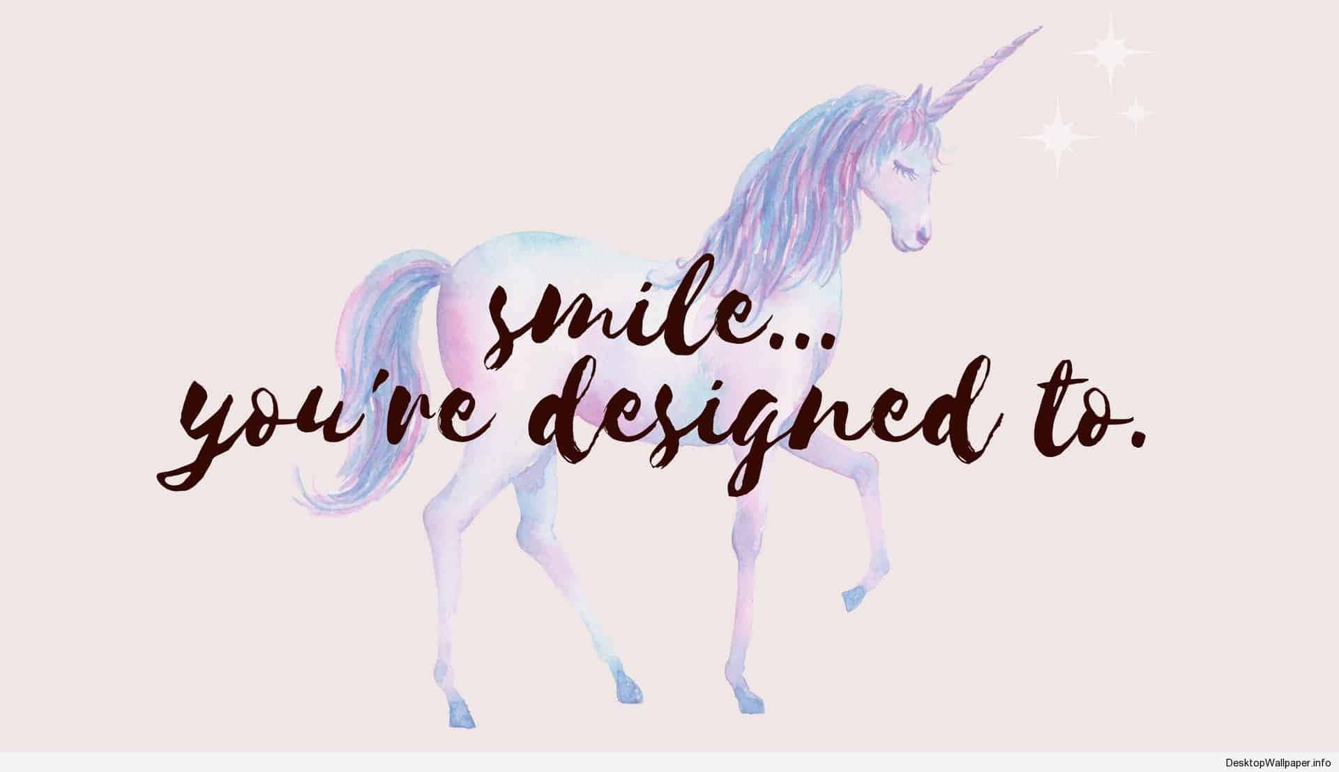 Quote Unicorn Aesthetic Background