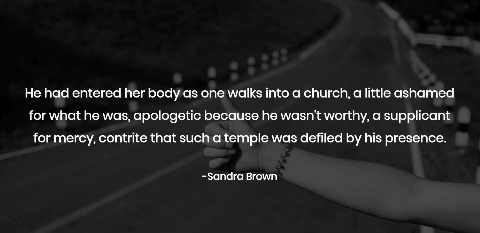 Quote With The Word Contrite Background