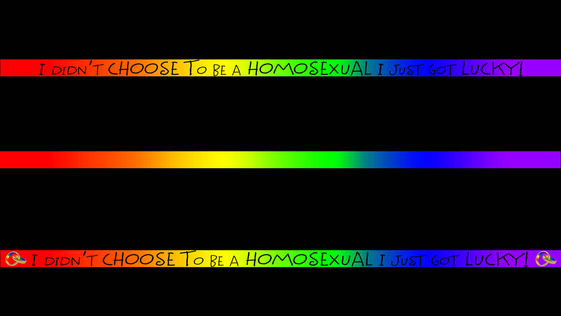 Quotes In Rainbow Lines Pride Desktop Background