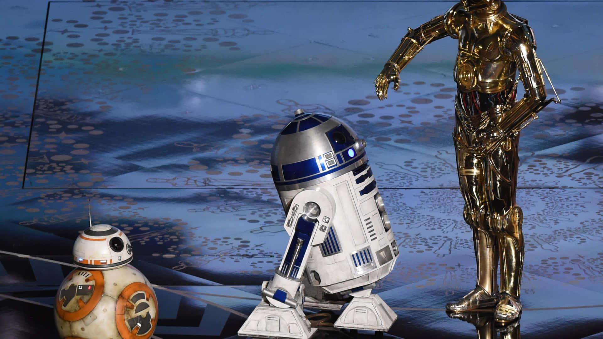 R2-d2, The Classic Droid From The Star Wars Saga Background