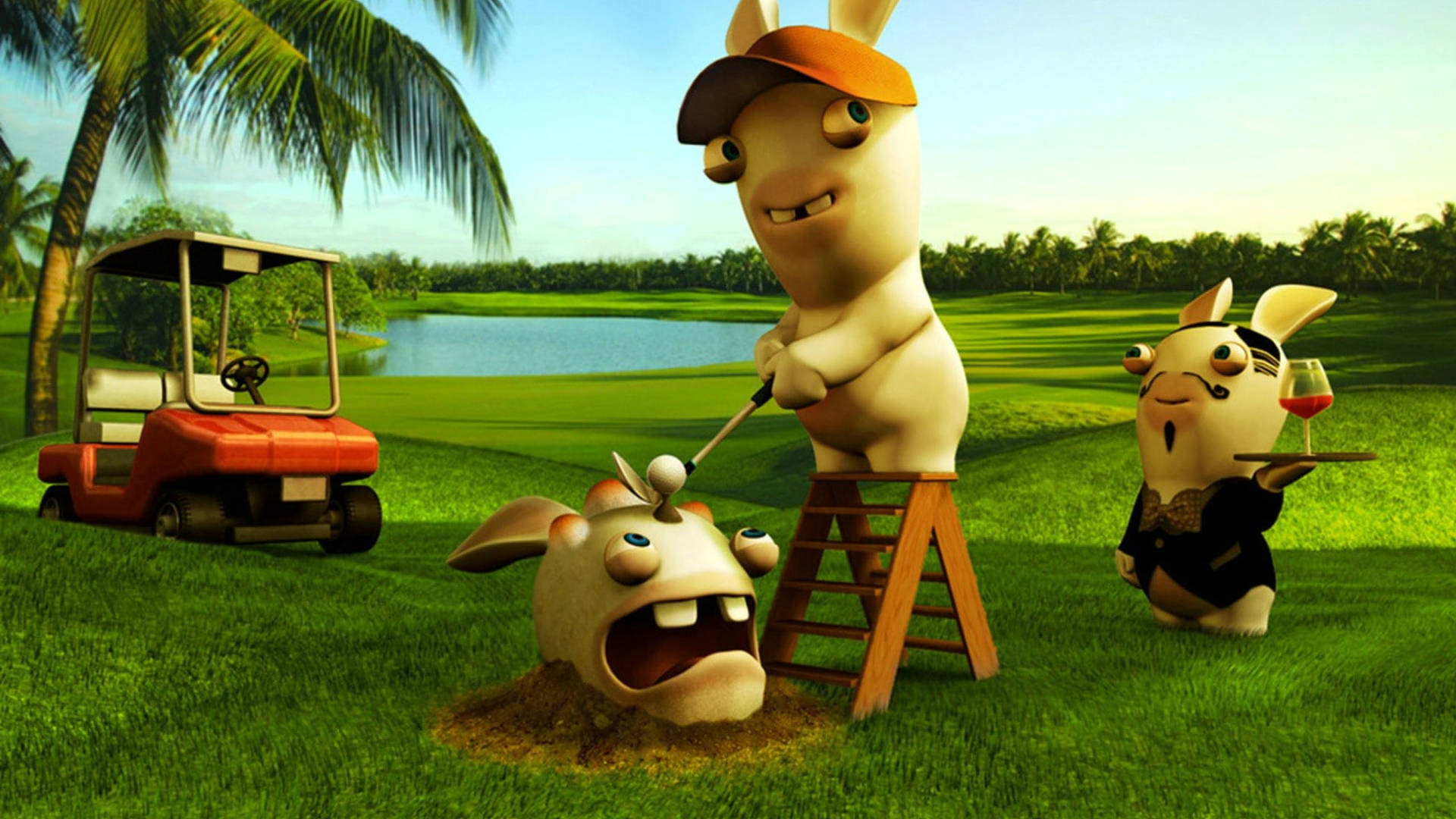 Rabbids Golfing Desktop