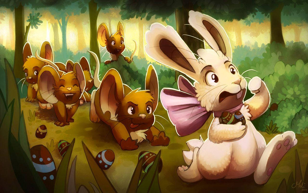 Rabbits In Animal Jam Background