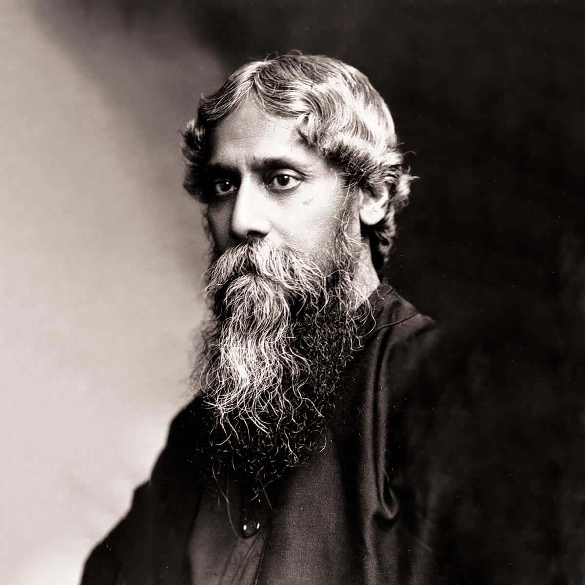 Rabindranath Tagore Portrait Background