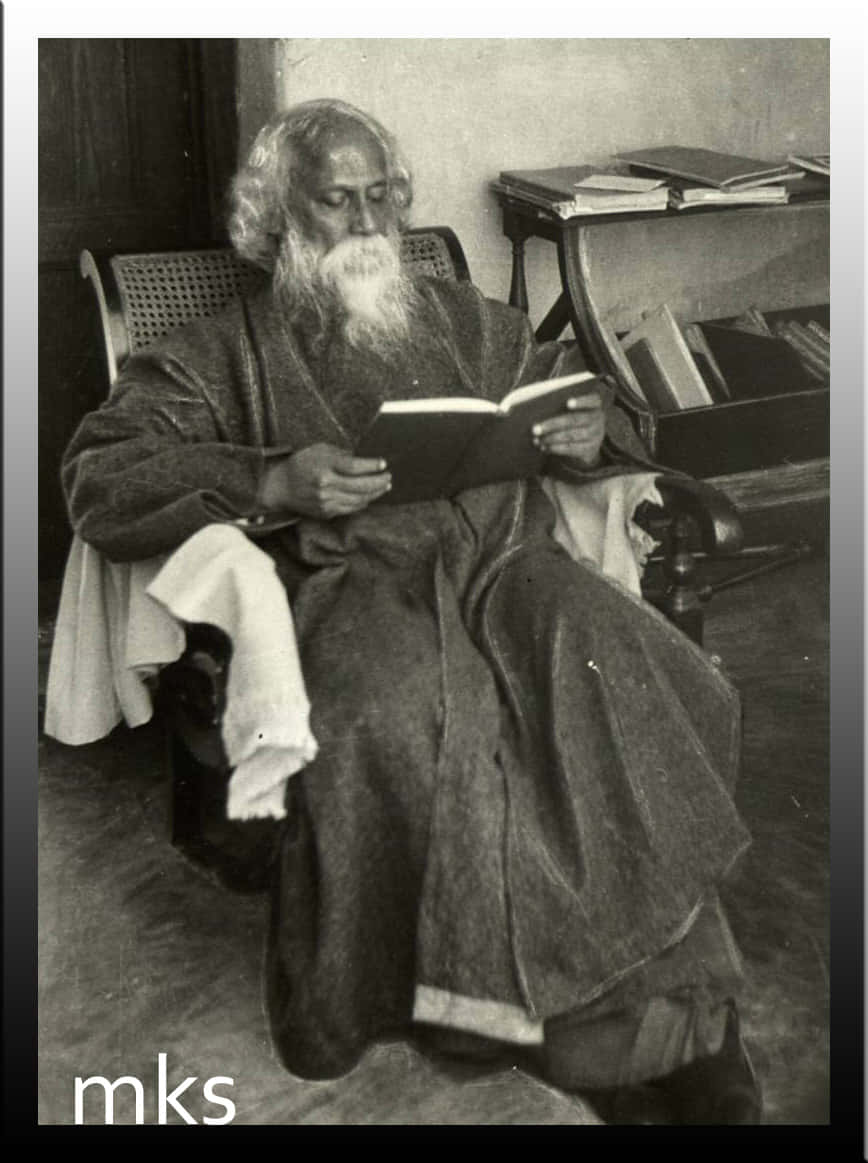 Rabindranath Tagore Reading Background