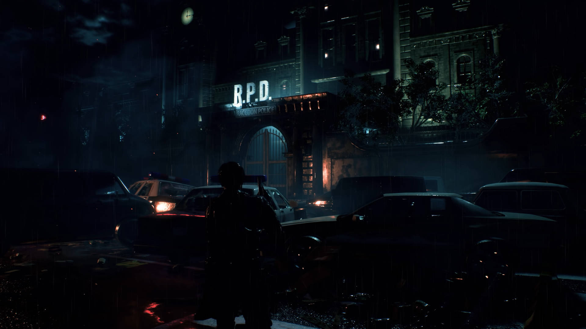 Raccoon Police Department Resident Evil 2 Remake Background