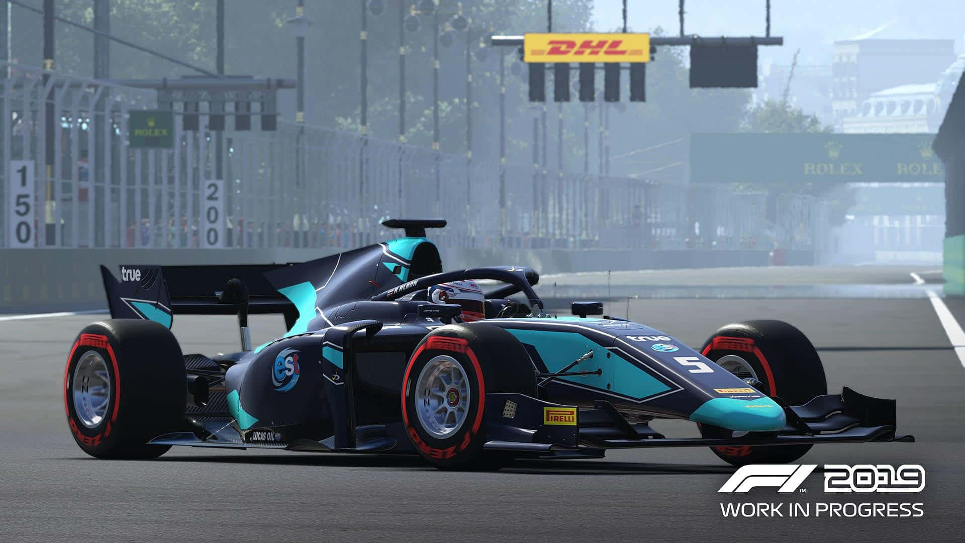 Race Around The Curves In Real F1 Grand Prix Events Background