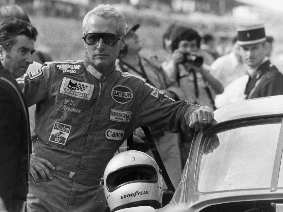 Race Car Driver Paul Newman Background