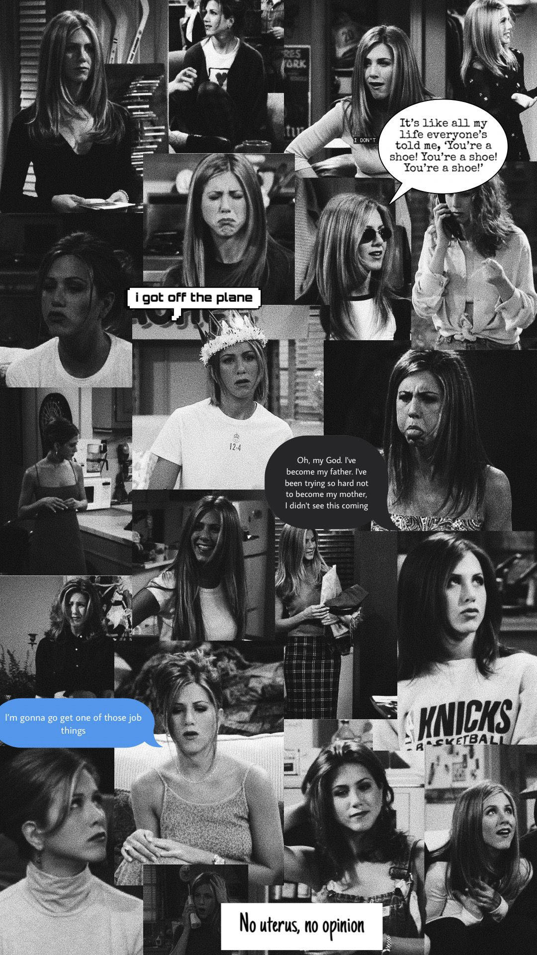 Rachel Green Dialogues From Friends Phone Background