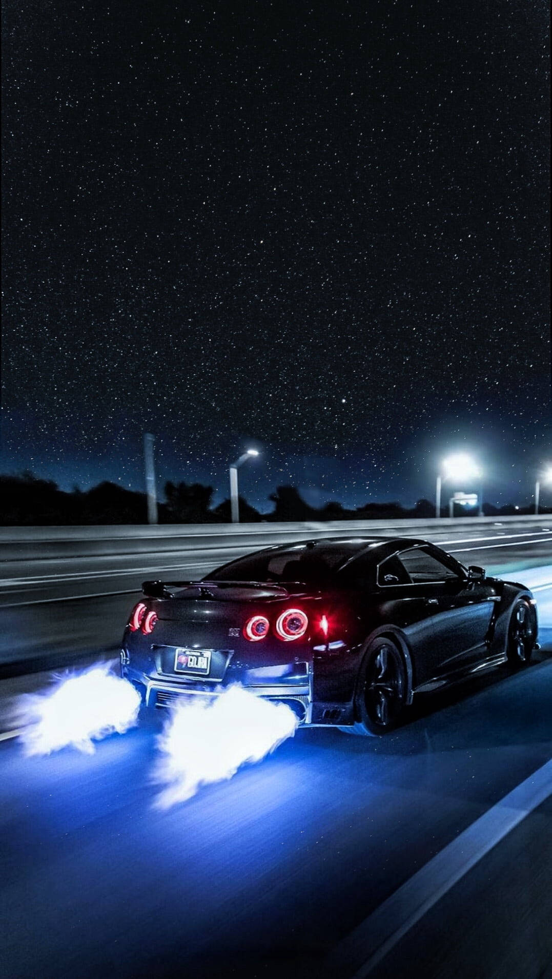 Racing At High-speed Iphone Background