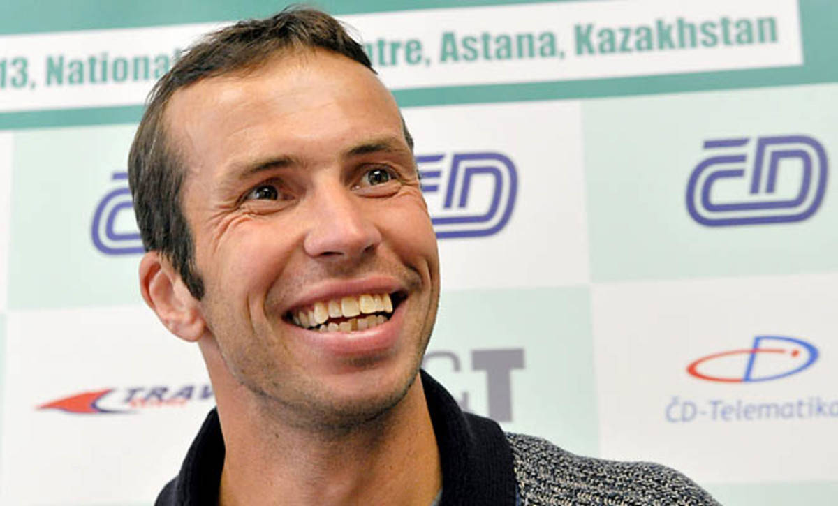 Radek Stepanek Smiling Background