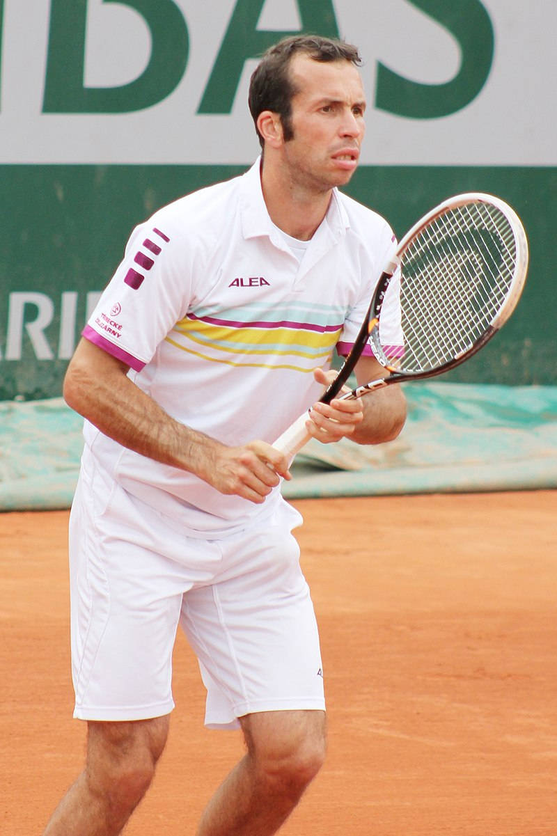 Radek Stepanek White Attire