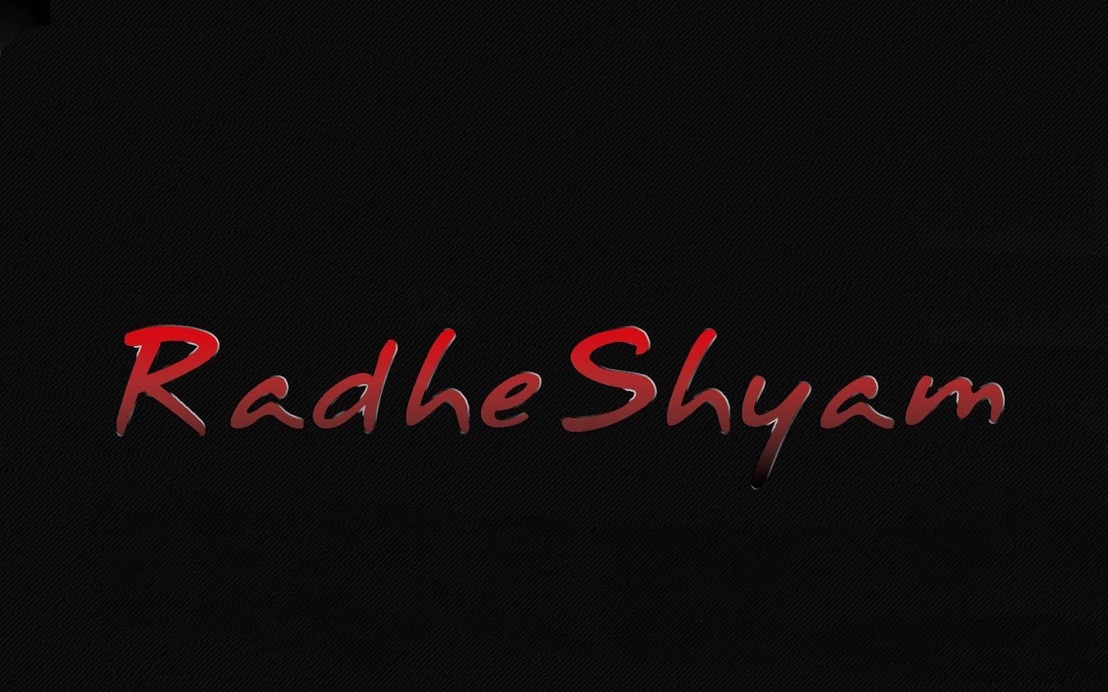Radhe Shyam Movie Title