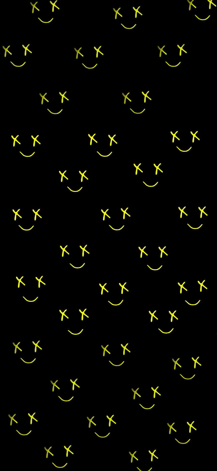 Radiant Aesthetic Smiley Face Wallpaper Background