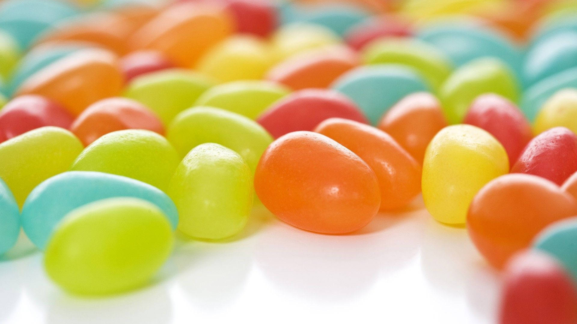 Radiant Jelly Bean Candies Background
