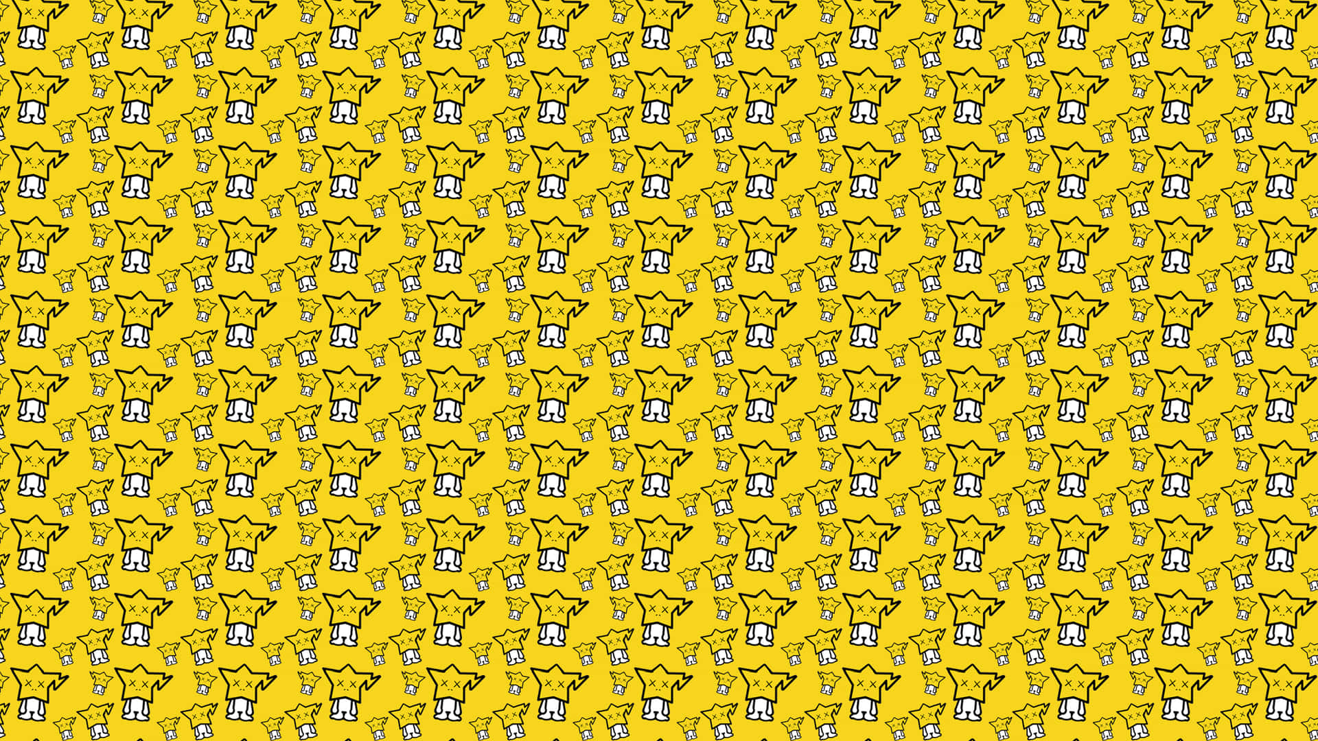 Radiant Mustard-yellow Wall Glows Against A Deep Navy-blue Background. Background